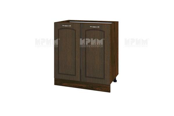 Долен шкаф с две врати ВФ-Венге-03-23, 80см, с възможнот за вграждане на мивка