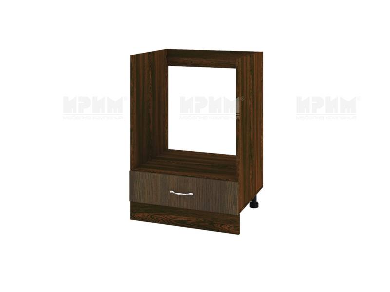 Модул за фурна с чекмедже ВФ-Венге-03-36, 60см - Модулна Кухня Сити венге и бяло гладко