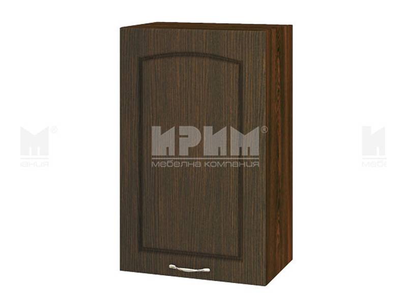 Горен шкаф с врата ВФ-Венге-03-6, 45см - Модулна Кухня Сити венге и бяло гладко