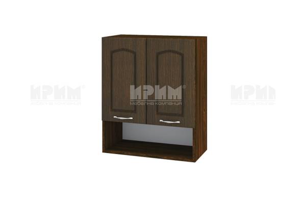 Горен шкаф с две врати и ниша ВФ-Венге-03-7, 60см