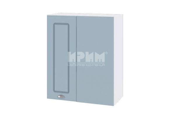 Горен шкаф за ъгъл с врата БФ-Деним мат-06-17, 60см