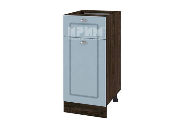 Долен шкаф с врата и чекмедже ВФ-Деним мат-06-24, 40см - дясно отваряне