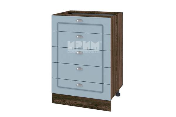 Долен шкаф с пет чекмеджета ВФ-Деним мат-06-29, 60см 