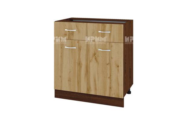 Долен шкаф с две врати и две чекмеджета ВДД-26, 80см