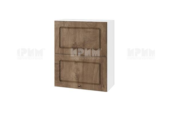 Горен шкаф с две хоризонтални врати БФ-Дъб натурал-06-11, 60см