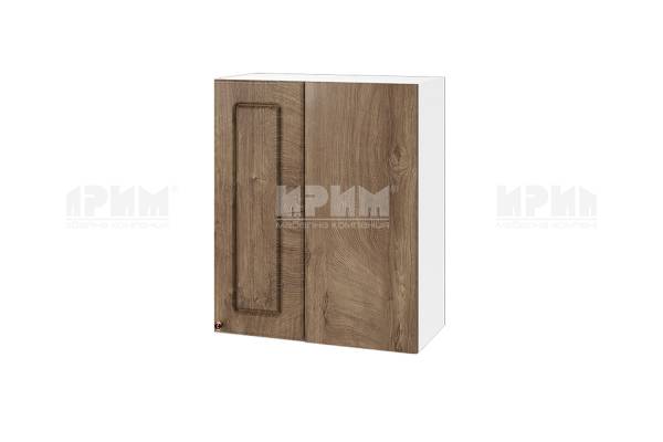 Горен шкаф за ъгъл с врата БФ-Дъб натурал-06-17, 60см