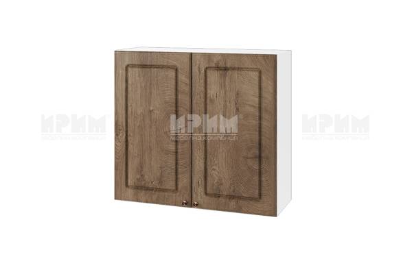 Горен шкаф с две врати БФ-Дъб натурал-06-4, 80см