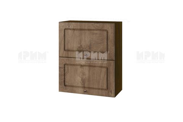 Горен шкаф с две хоризонтални врати ВФ-Дъб натурал-06-11, 60см