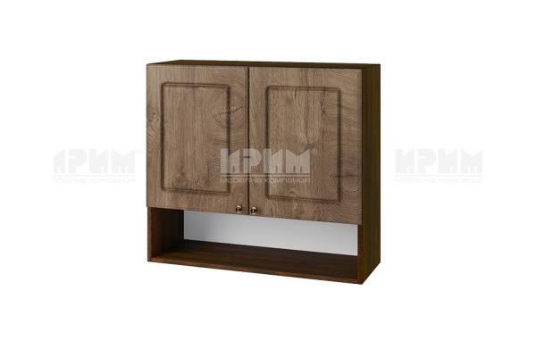 Горен шкаф с две врати и ниша ВФ-Дъб натурал-06-8, 80см