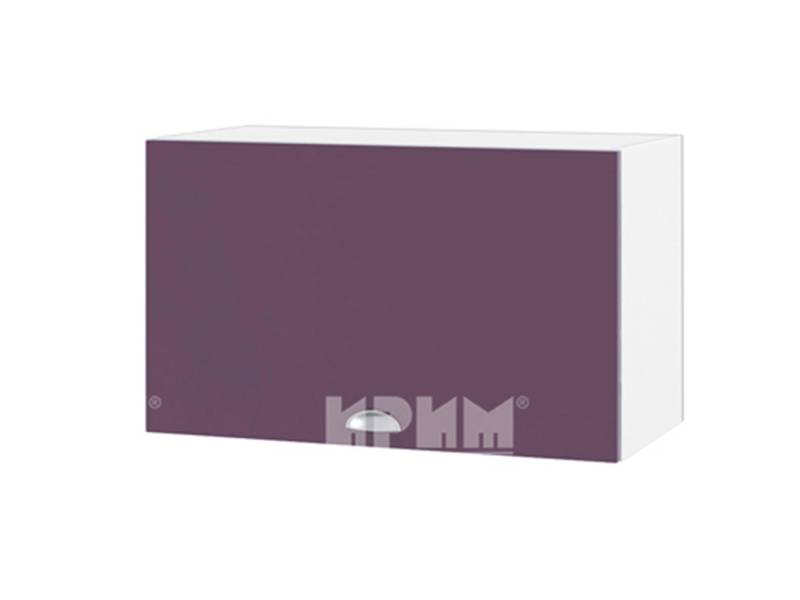 Горен шкаф с хоризонтална врата БФ-Лилаво мат-05-15, 60см - Модулна Кухня Сити деним мат и венге