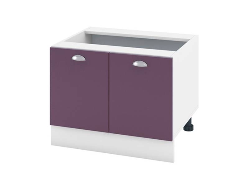 Долен шкаф за Раховец с две врати БФ-Лилаво мат-05-32, 60см - Модулна Кухня Сити деним мат и венге