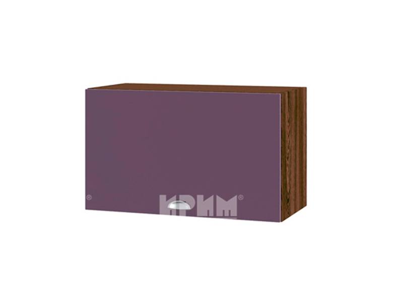 Горен шкаф с хоризонтална врата ВФ-Лилаво мат-05-15, 60см - Модулна Кухня Сити лилаво мат и бяло гладко