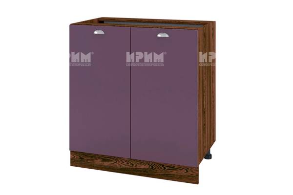 Долен шкаф с две врати ВФ-Лилаво мат-05-23, 80см, с възможнот за вграждане на мивка
