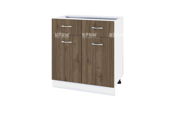 Долен шкаф с две врати и две чекмеджета БО-26, 80см