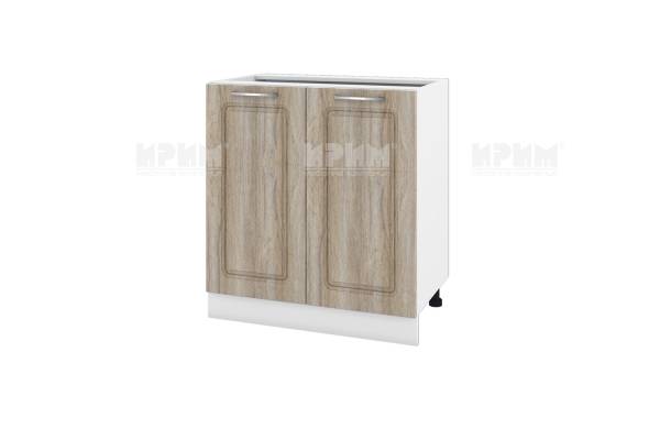 Долен шкаф с две врати БФ-Сонома-02-23, 80см, с възможнот за вграждане на мивка