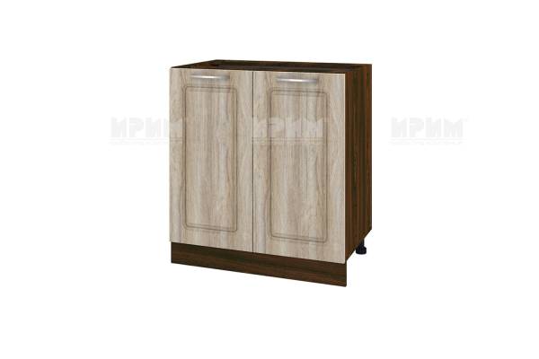 Долен шкаф с две врати ВФ-Сонома-02-23, 80см, с възможнот за вграждане на мивка