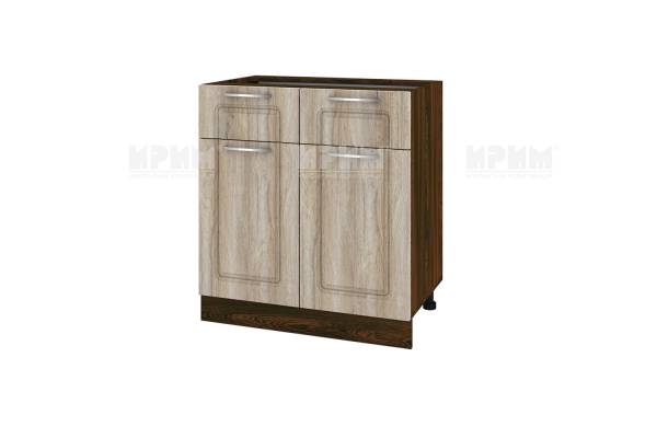 Долен шкаф с две врати и две чекмеджета ВФ-Сонома-02-26, 80см
