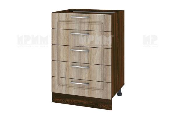 Долен шкаф с пет чекмеджета ВФ-Сонома-02-29, 60см 