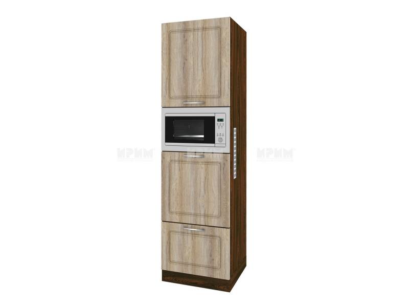 Колонен шкаф ВФ-Сонома-02-48, 60см - Модулна Кухня Сити сонома и бяло гладко