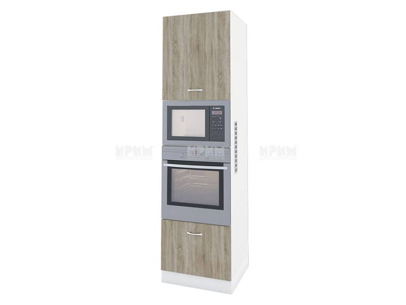 Колонен шкаф БДА-48, 60см - Модулна кухня Сити сонома арвен 629 и бяло