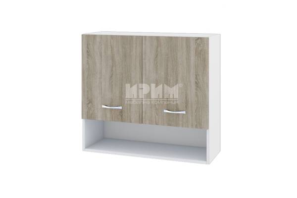 Горен шкаф с две врати и ниша БДА-8, 80см