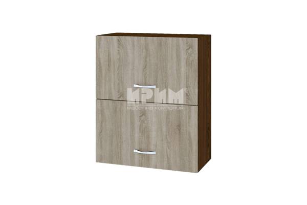 Горен шкаф с две хоризонтални врати ВДА-11, 60см