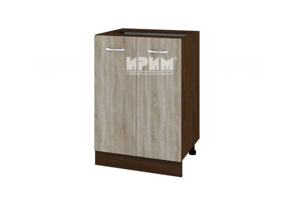 Долен шкаф с две врати ВДА-22, 60см, с възможнот за вграждане на мивка