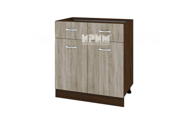 Долен шкаф с две врати и две чекмеджета ВДА-26, 80см