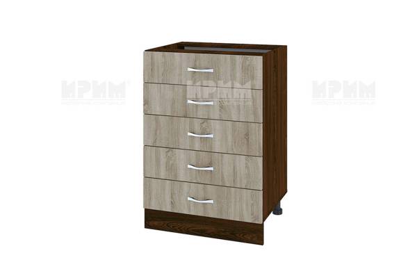 Долен шкаф с пет чекмеджета ВДА-29, 60см 