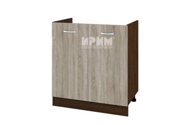 Долен шкаф за бордова мивка с две врати ВДА-30, 80см