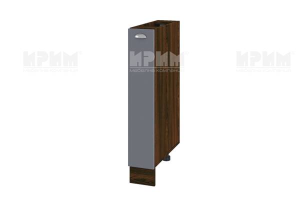 Долен шкаф-бутилиера с врата ВФ-Цимент мат-06-41,15см