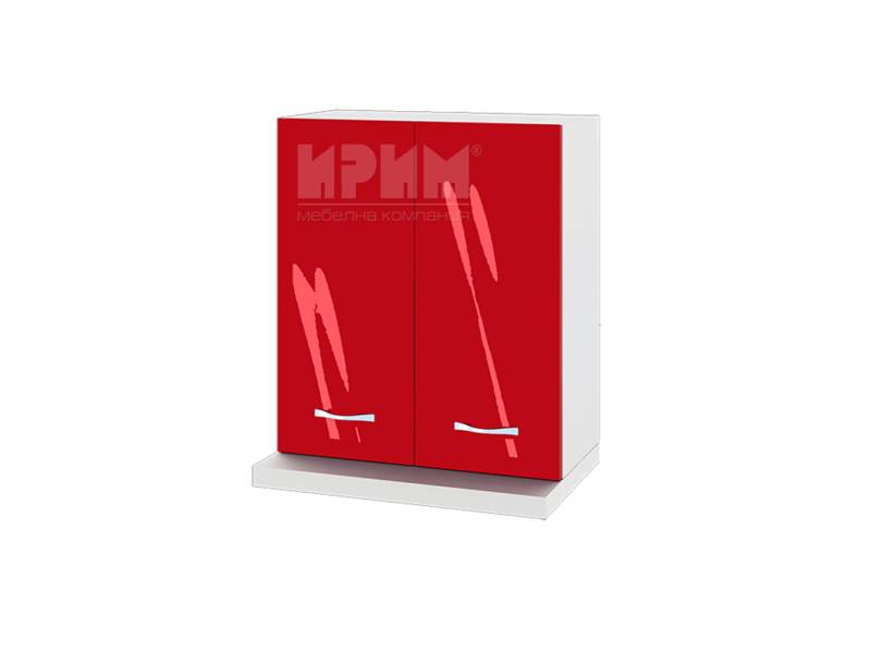 Горен шкаф за аспиратор с две врати БЧ-13, 60см - Модулна кухня Сити астра и венге