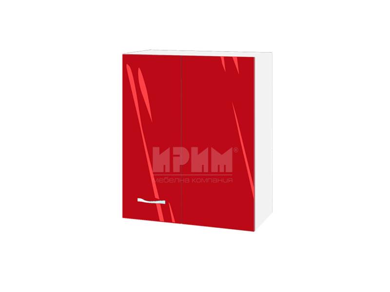 Горен шкаф за ъгъл с врата БЧ-17, 60см - Модулна кухня Сити астра и венге