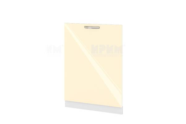 Врата за вградена съдомиялна БФ-Бежово гланц-05-39, 60см