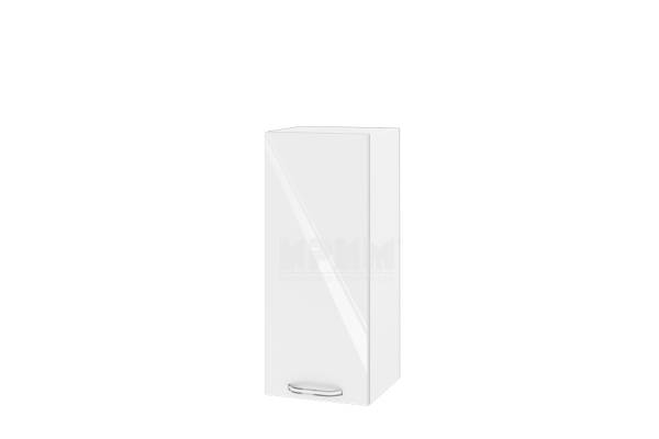 Горен шкаф с врата БФ-Бяло гланц-05-1, 30см