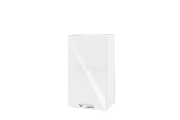 Горен шкаф с врата БФ-Бяло гланц-05-2, 40см