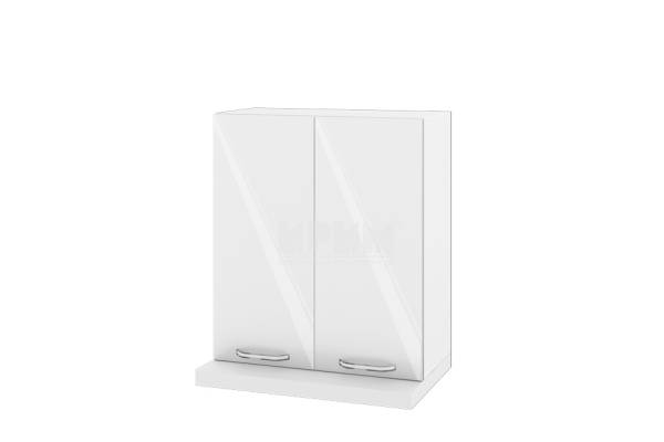 Горен шкаф за аспиратор с две врати БФ-Бяло гланц-05-13, 60см