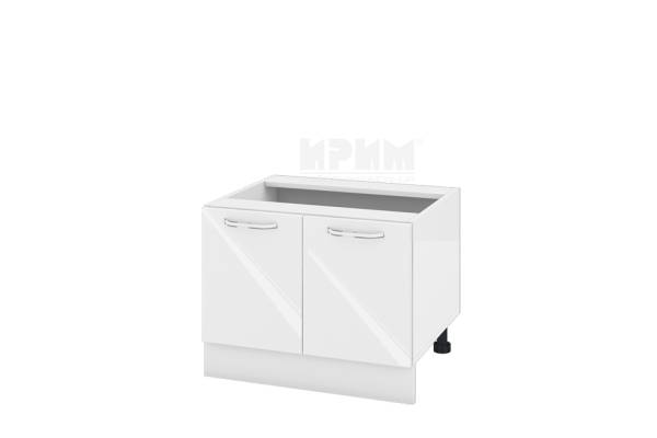 Долен шкаф за Раховец с две врати БФ-Бяло гланц-05-32, 60см