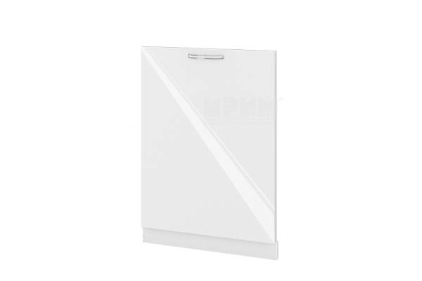 Врата за вградена съдомиялна БФ-Бяло гланц-05-39, 60см