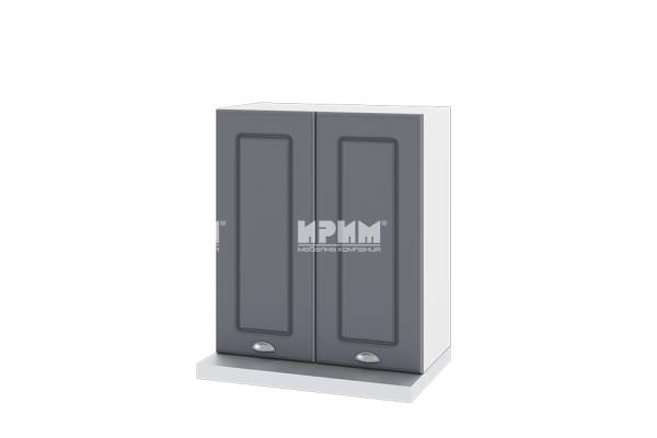 Горен шкаф за аспиратор с две врати БФ-Цимент мат-06-13, 60см