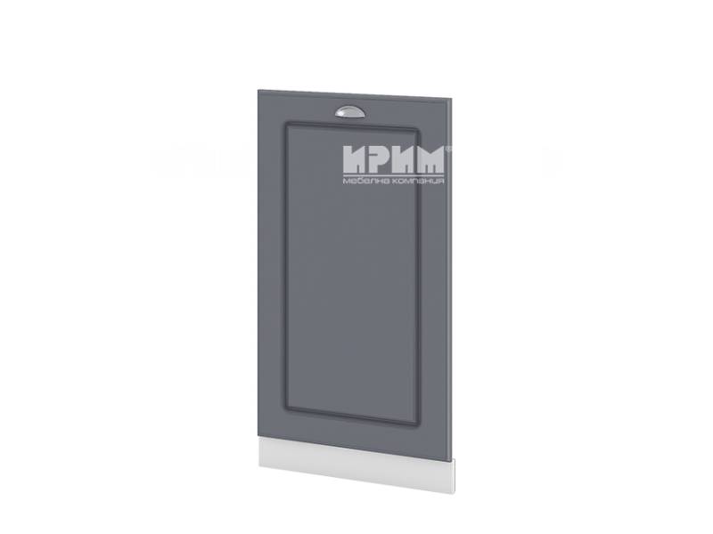 Врата за вградена съдомиялна БФ-Цимент мат-06-38, 45см - Модулна Кухня Сити цимент мат