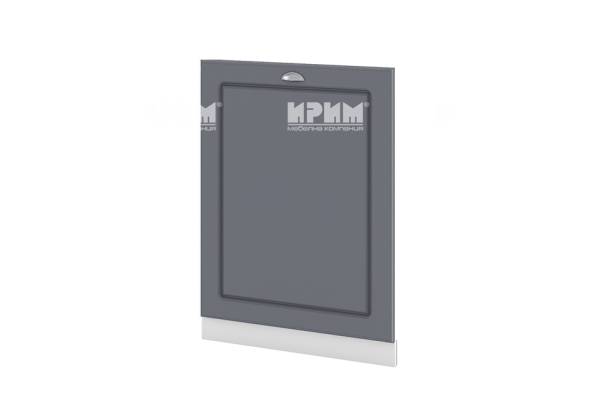 Врата за вградена съдомиялна БФ-Цимент мат-06-39, 60см