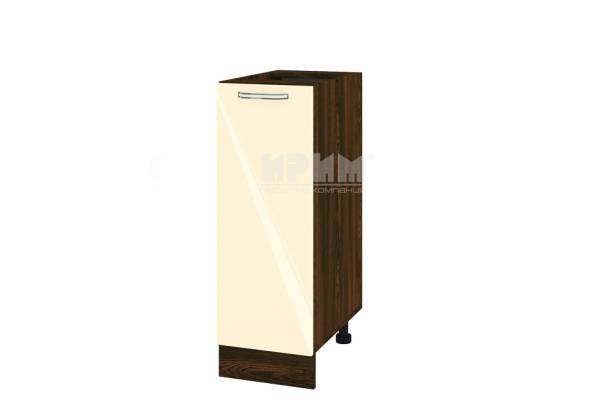 Долен шкаф с врата ВФ-Бежово гланц-05-20, 30см