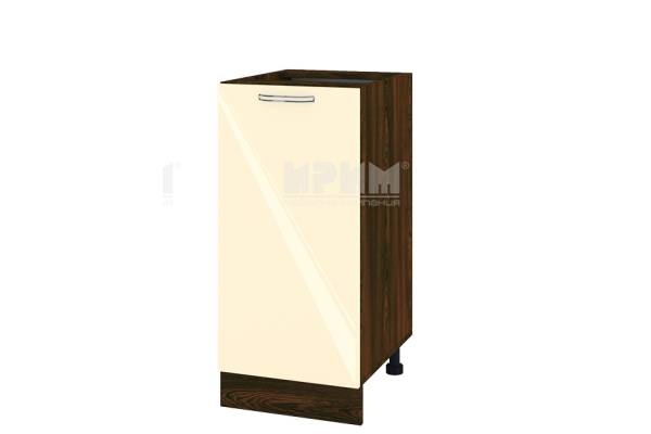 Долен шкаф с врата ВФ-Бежово гланц-05-21, 40см