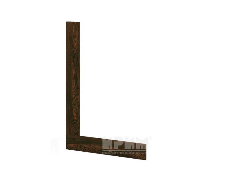 Завършващи бленди за долен ред В-31 - Модулна Кухня Сити венге и бял гланц