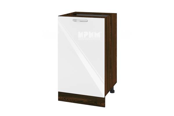 Долен шкаф с врата ВФ-Бяло гланц-05-43, 50см