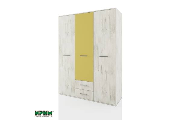Трикрилен гардероб Сити 1038