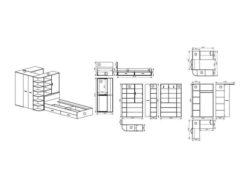 Детско обзавеждане Сити 5019 - Детски комплекти