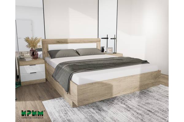 Легло Сити 7076 с нощни шкафчета и повдигащ механизъм