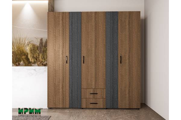 Трикрилен гардероб Сити 1036